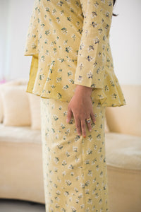 As Is Melati Floral Kurung Yellow