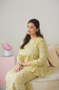As Is Melati Floral Kurung Yellow
