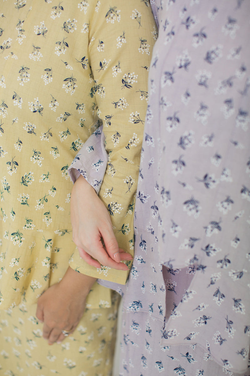 As Is Melati Floral Kurung Yellow
