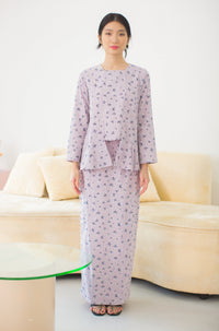 As Is Melati Floral Kurung Purple