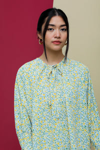As Is Avery Floral Set Minty Garden