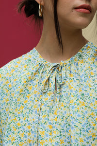 As Is Avery Floral Set Minty Garden