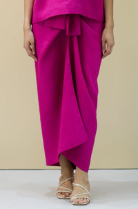 As Is Maia Linen Instant Pareo Fuchsia