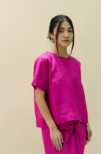 As Is Vera Top Fuchsia