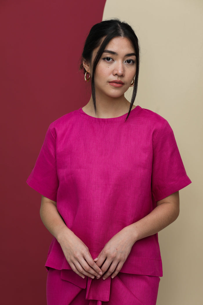 As Is Vera Top Fuchsia