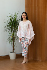 As Is Maia Instant Pareo Floral Peach