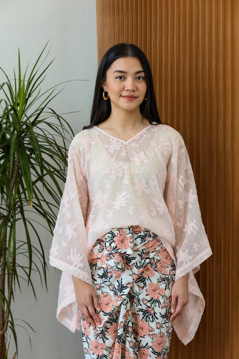 As Is Myla Kaftan Peach Pink