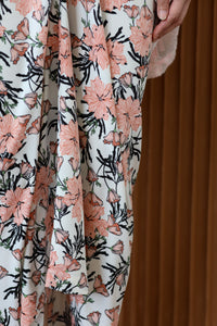 As Is Maia Instant Pareo Floral Peach