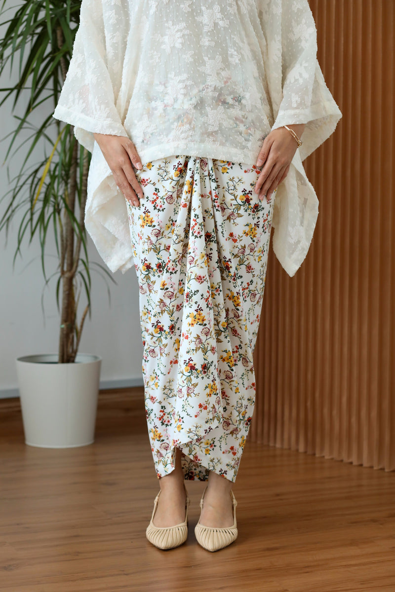 As Is Maia Instant Pareo Floral White