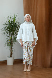 As Is Emma Button Top White