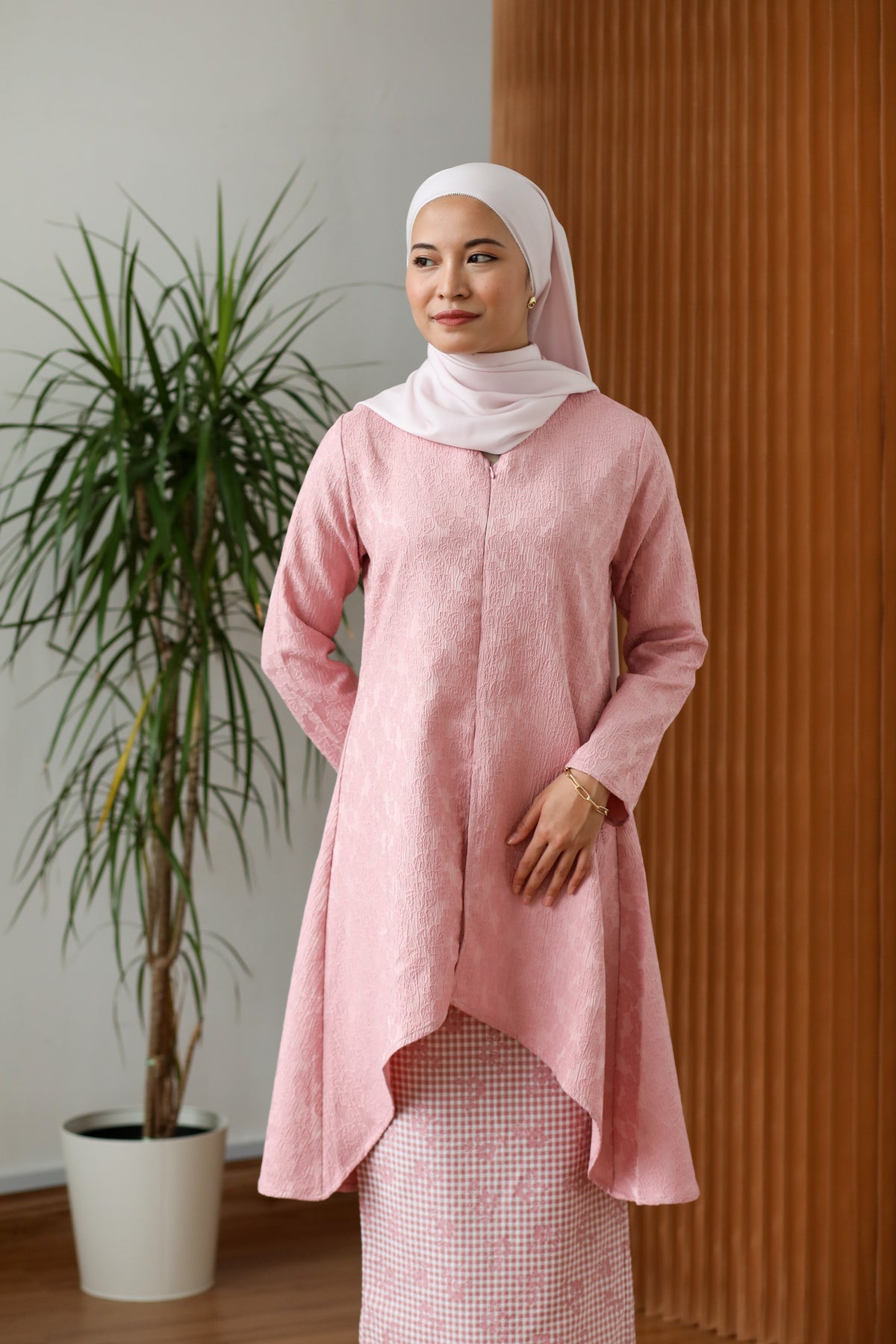 As Is Raisa Kebaya Top Dusty Pink